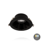 Led downlight Kerber | Ø75mm | 7W | CCT-switch | Zwart