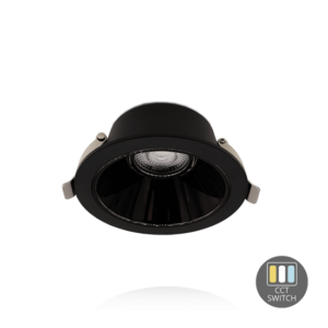 Led downlight Kerber | Ø75mm | 7W | CCT-switch | Zwart
