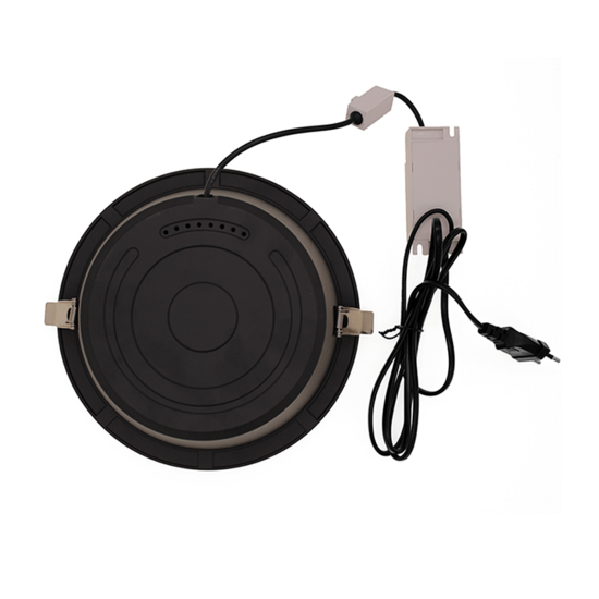 Led downlight Kerber | Ø130mm | 16W | CCT-switch | Zwart