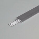 Zwarte PMMA klikcover van 2 meter voor Surface 10mm profiel