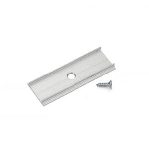 Zilverkleurig aluminium X-verlengstuk voor Surface 10mm profiel