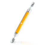 R7s LED buislamp 118mm 9W 3000K 1042lm glas