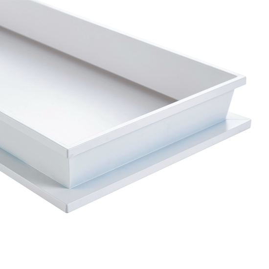 Inbouwframe led paneel | 120x30cm | Dakraam look | Back- en side-lit