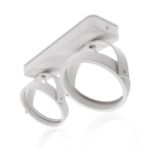 LED AR111 GU10 dubbele opbouwspot | wit