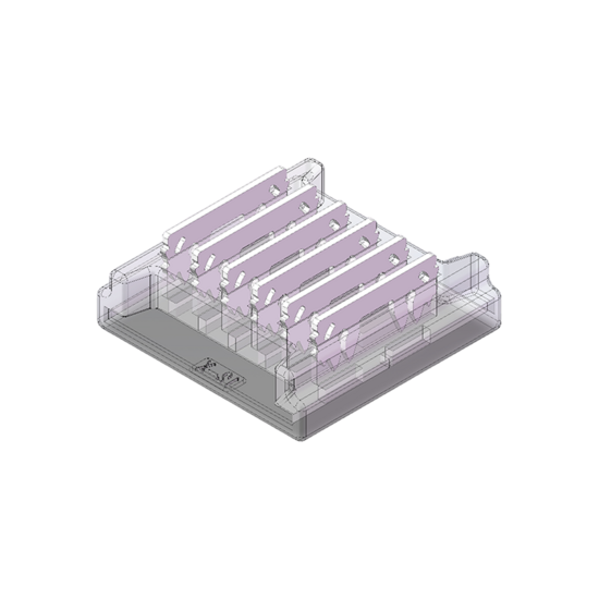 Rechte COB ledstrip connector voor 12mm RGB CCT strip