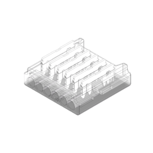 Voedingsconnector voor 12mm RGB CCT COB ledstrip