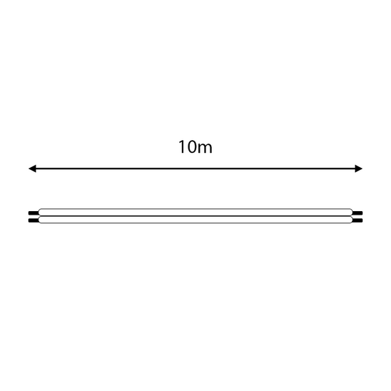 Ledstrip kabel | 2-aderig | 10M