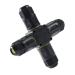 Waterproof 4-way cable connector for outdoor use | IP68 | For cables 4–11 mm