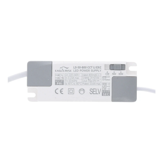 Led paneel 60x60cm | CCT switch | 32W | Side-lit - Afbeelding 4