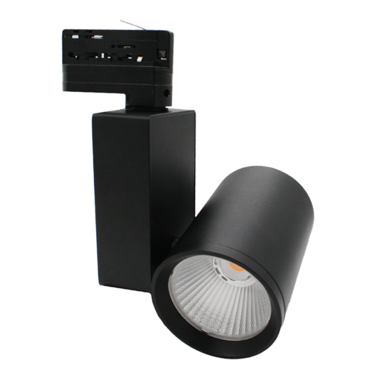 3-fase railspot 28W | 3000K | Zwart