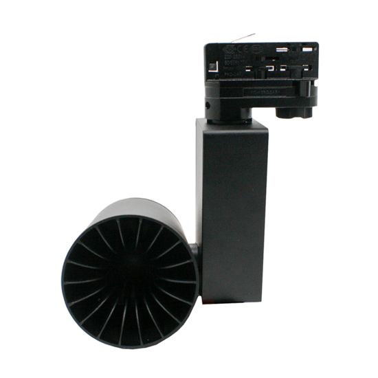 3-fase railspot 38W | 3000K | Zwart