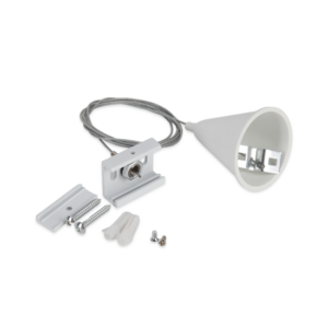 Witte pendelset met plafondkap 1