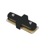Matzwarte I-connector voor het recht verbinden van 1-fase rails
