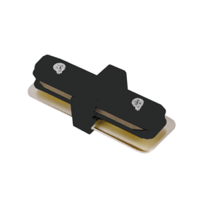 Matzwarte I-connector voor het recht verbinden van 1-fase rails