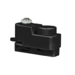 Matzwarte pendeladapter voor 1-fase railverlichting