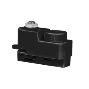 Matzwarte pendeladapter voor 1-fase railverlichting