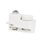 Witte pendeladapter voor 1-fase railverlichting