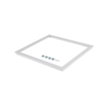 Wit aluminium inbouwframe voor LED paneel 60 x 60 cm
