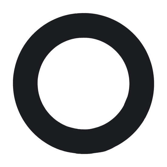 LED downlight adapter ring | Ø75-115mm | Black