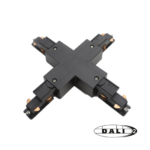 DALI 3-fase rail X-connector | Zwart