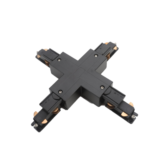 DALI 3-fase rail X-connector | Zwart