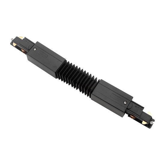 DALI 3-fase rail flexibele connector | Zwart