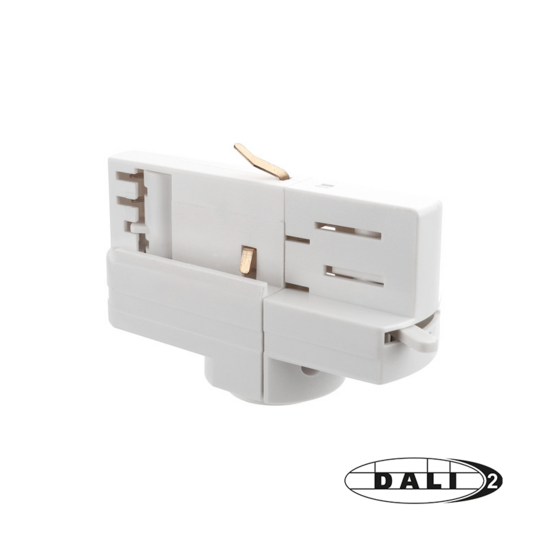 Adapter voor DALI 3-fase rails kleur wit