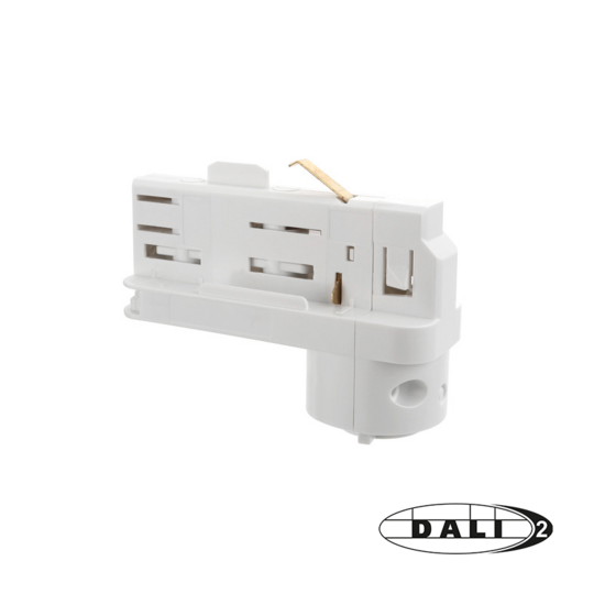 DALI 3-Phasen-Schienenadapter | Weiß