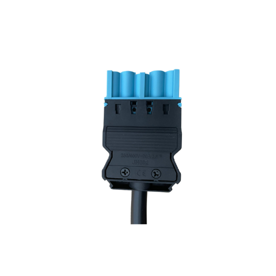 5-SWP aansluitsnoer male | 2 meter | 5x1.5mm² | Zwart