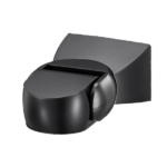 Zwarte IP65 opbouw bewegingsmelder voor wandmontage