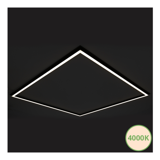 Led paneel 60x60cm | CCT switch | 40W | Side-lit | Zwart - Image 4