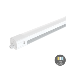 Witte LYNN tri-proof LED armatuur van 150 cm met Power Switch en CCT-switch