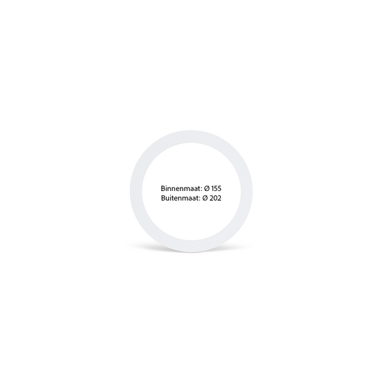 Led downlight verloopring | Ø155-202mm | Wit