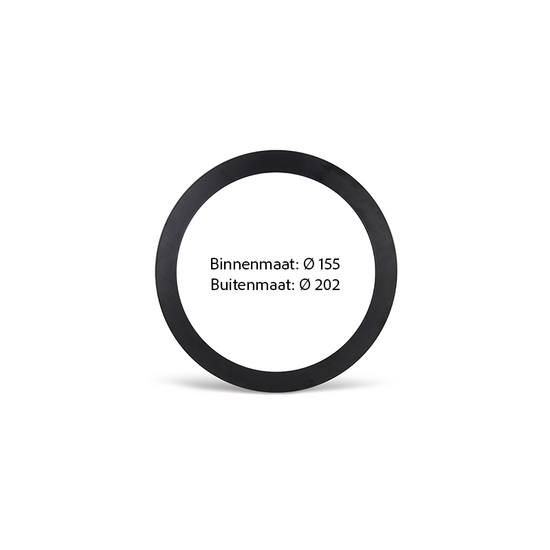 LED-Downlight-Reduzierring | Ø 155-202 mm | Schwarz