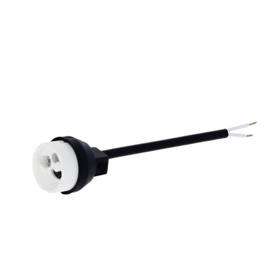 GU10 fitting hittebestendig | Kabel 15cm dubbel geïsoleerd