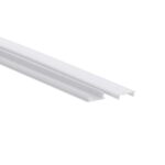 Witte blindplaat van 1 meter voor 1-fase rail