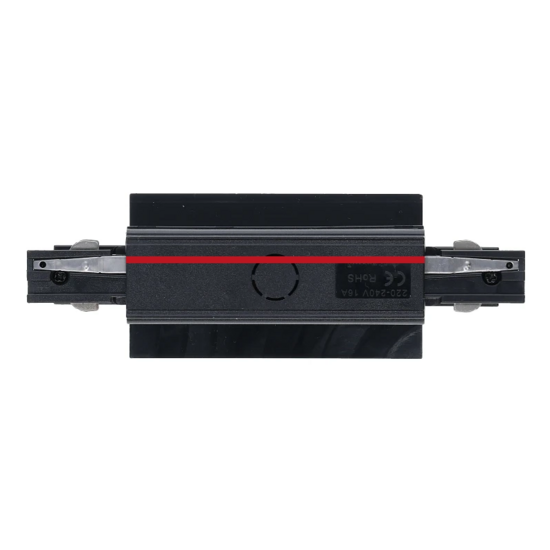 3-fase inbouwrail I-connector | Met voeding | Zwart – Bild 2