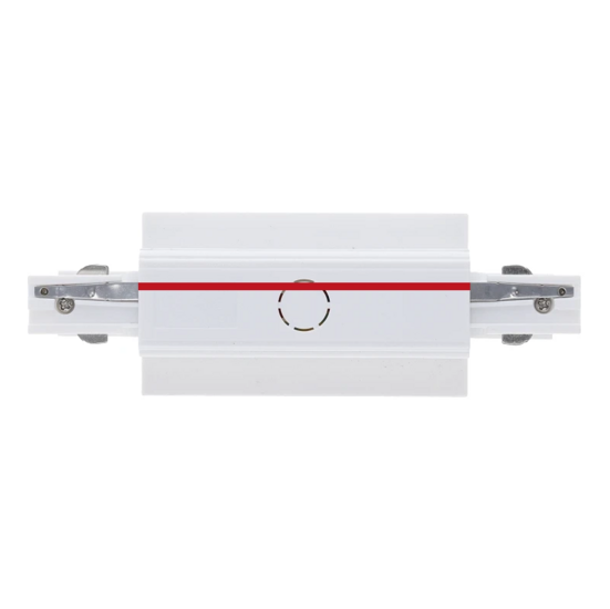 3-fase inbouwrail I-connector | Met voeding | Wit - Image 2