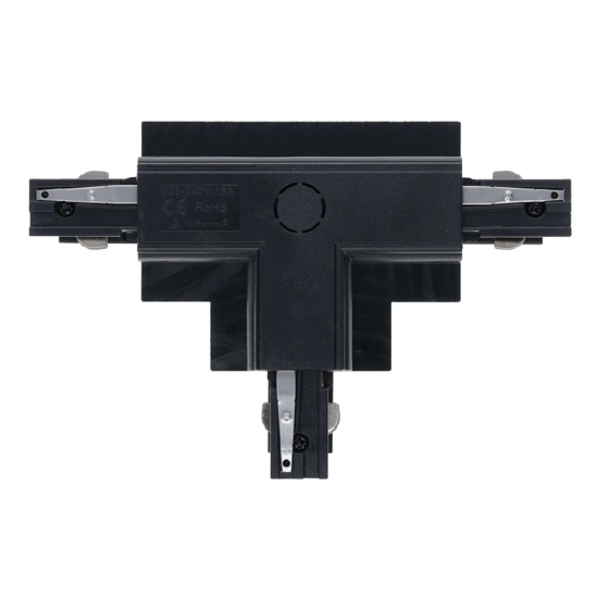 3-fase inbouwrail T-connector | Links-1 | Zwart – Bild 3
