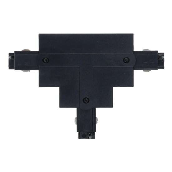 3-fase inbouwrail T-connector | Links-1 | Zwart – Bild 4