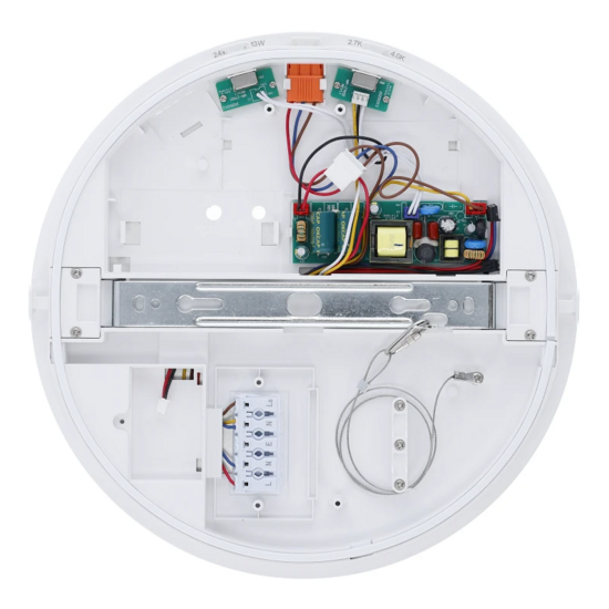 Led plafonnière Nomos Pro | Ø280 | 13-18-24W | CCT-switch | IP54 | Dimbaar - Afbeelding 3