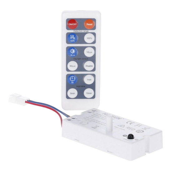 Bewegingsmelder voor plafonnière Nomos Pro | HF sensor | incl afstandsbediening – Image 2