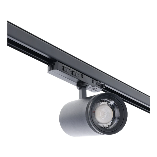 3-fase railspot | Zoomfunctie | 20-25-30W | CCT-switch | Zwart - Afbeelding 4
