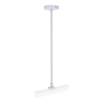 Wit draadstang ophangsysteem 30 tot 60 cm voor 3-fase rail