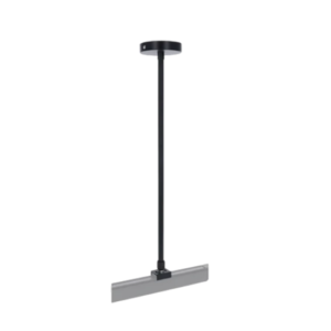 Zwart draadstang ophangsysteem 30 tot 60 cm voor 3-fase rail