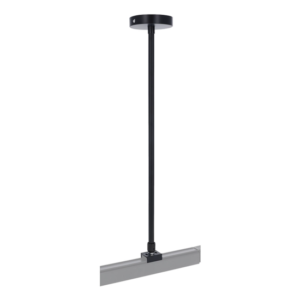 Zwart draadstang ophangsysteem 50 tot 100 cm voor 3-fase rail