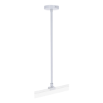 Wit draadstang ophangsysteem 100 tot 200 cm voor 3-fase rail
