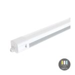 Witte LYNN tri-proof LED armatuur van 150 cm met noodfunctie