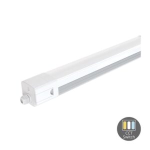 Witte LYNN tri-proof LED armatuur van 150 cm met noodfunctie