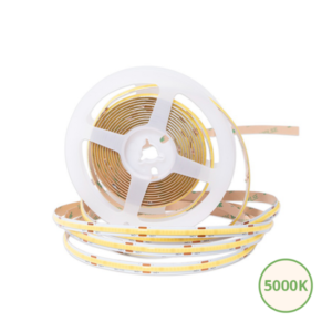COB ledstrip 8mm - 5000K - 24V - 10W/m - 5M - vrij knipbaar - IP20